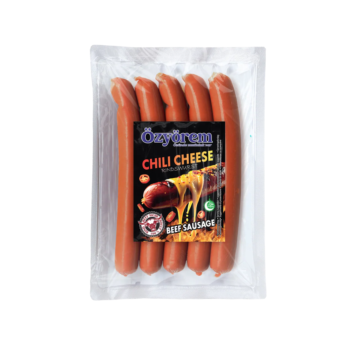 Chili Cheese Beef Sausage